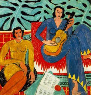 zeitgenössische kunst von Henri Matisse - La Musique 1939