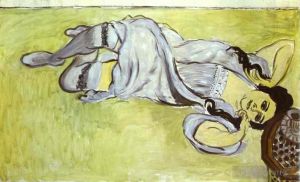 zeitgenössische kunst von Henri Matisse - Laurette mit einer Kaffeetasse