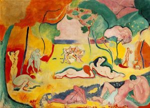zeitgenössische kunst von Henri Matisse - Le bonheur de vivre Die Lebensfreude 1905
