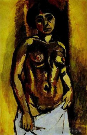 zeitgenössische kunst von Henri Matisse - Nude Schwarz und Gold