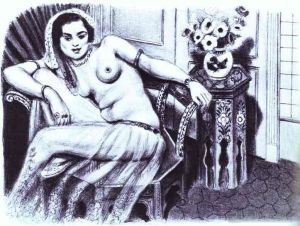 zeitgenössische kunst von Henri Matisse - Odaliske im Gazerock 1929