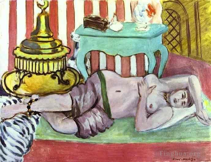 Henri Matisse Andere Malerei - Odaliske mit grünem Schal