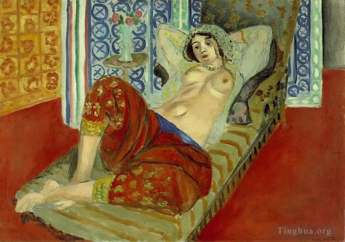 Henri Matisse Andere Malerei - Odaliske mit roten Culottes 1921