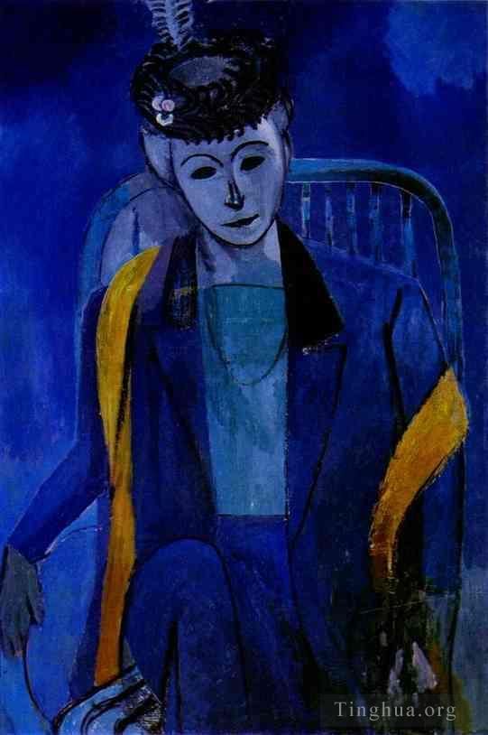 Henri Matisse Andere Malerei - Porträt der Frau des Künstlers 191213