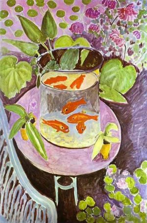 Zeitgenössische Malerei - Roter Fisch 1911