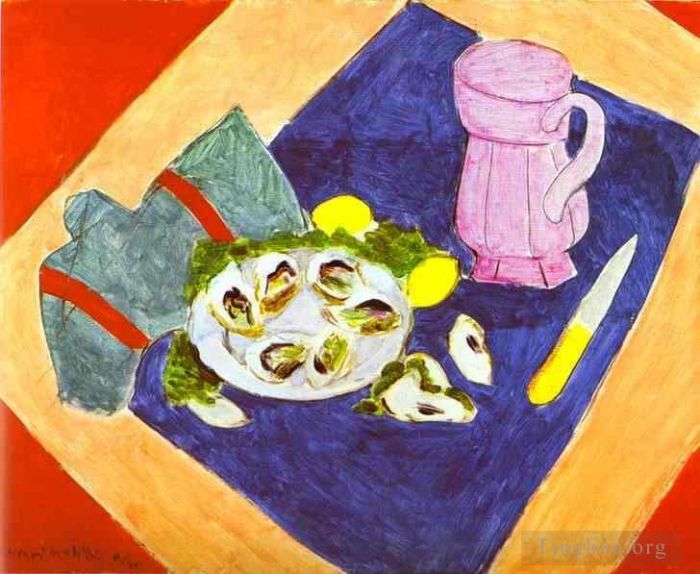 Henri Matisse Andere Malerei - Stillleben mit Austern