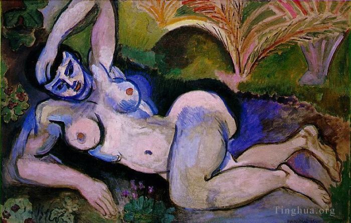 Henri Matisse Andere Malerei - Das blaue nackte Souvenir von Biskra 1907