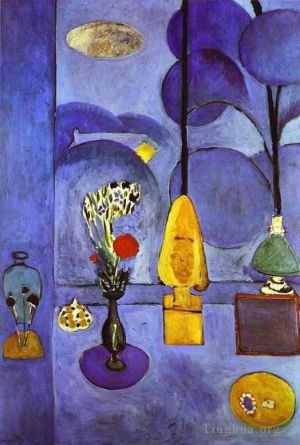zeitgenössische kunst von Henri Matisse - Das blaue Fenster