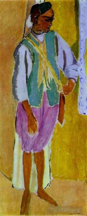 zeitgenössische kunst von Henri Matisse - Die marokkanische Amido-Linkstafel eines Triptychons