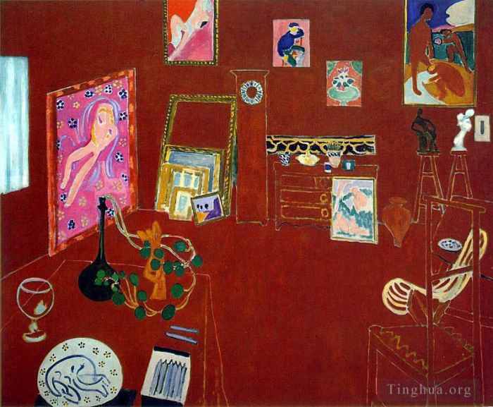 Henri Matisse Andere Malerei - Das Rote Studio