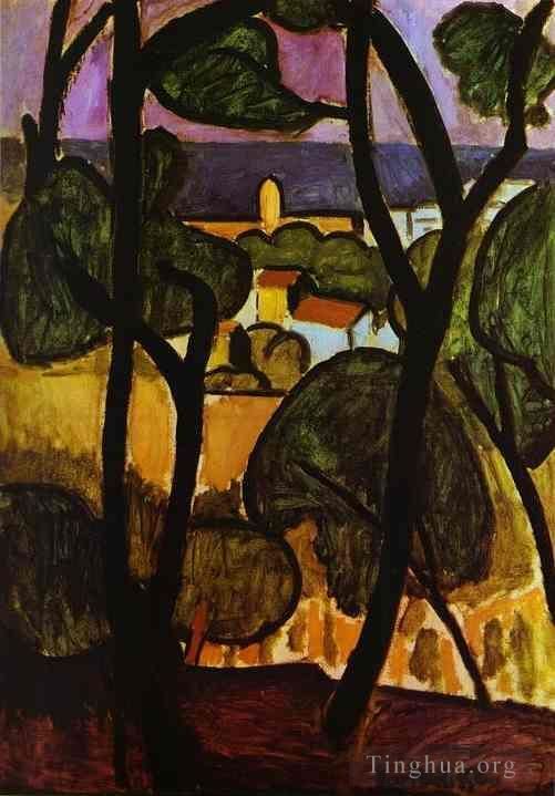 Henri Matisse Andere Malerei - Ansicht von Collioure 1908
