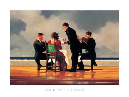 Jack Vettriano Ölgemälde - Elegie für einen toten Admiral