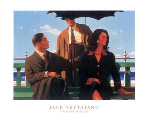 Jack Vettriano Ölgemälde - Das Baby eines anderen