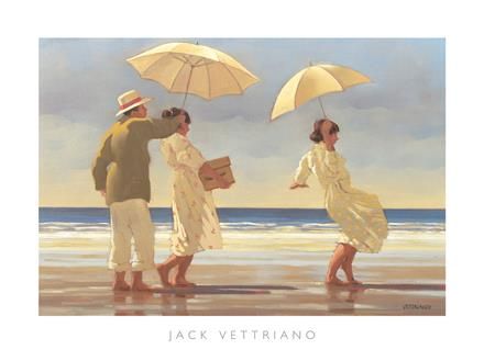 Jack Vettriano Ölgemälde - Die Picknickparty