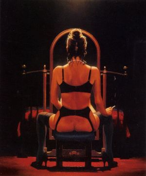 zeitgenössische kunst von Jack Vettriano - Rückseite nackt