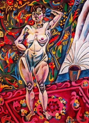 zeitgenössische kunst von Joan Miro - Stehender Akt