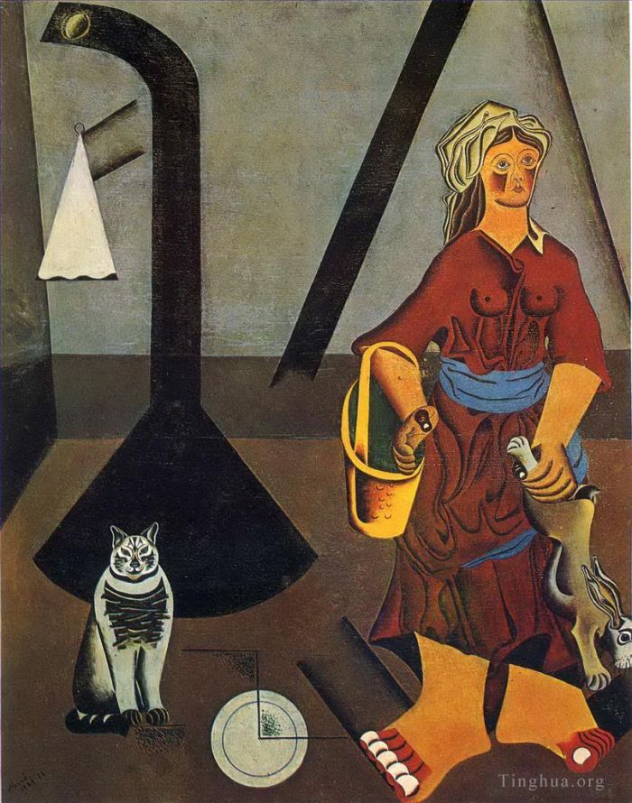 Joan Miro Ölgemälde - Die Bäuerin