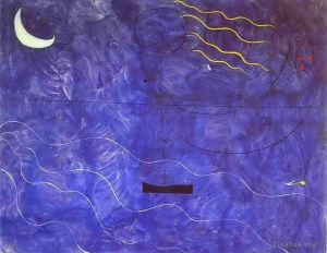 zeitgenössische kunst von Joan Miro - Badende Frau