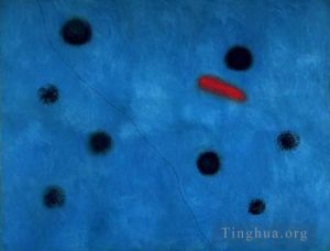 zeitgenössische kunst von Joan Miro - Blau I