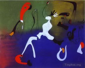 zeitgenössische kunst von Joan Miro - Komposition 1933