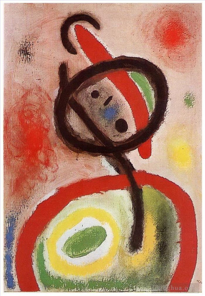 Joan Miro Andere Malerei - Frau III