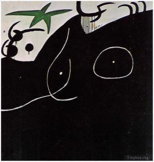 zeitgenössische kunst von Joan Miro - Femme devant l toile filante