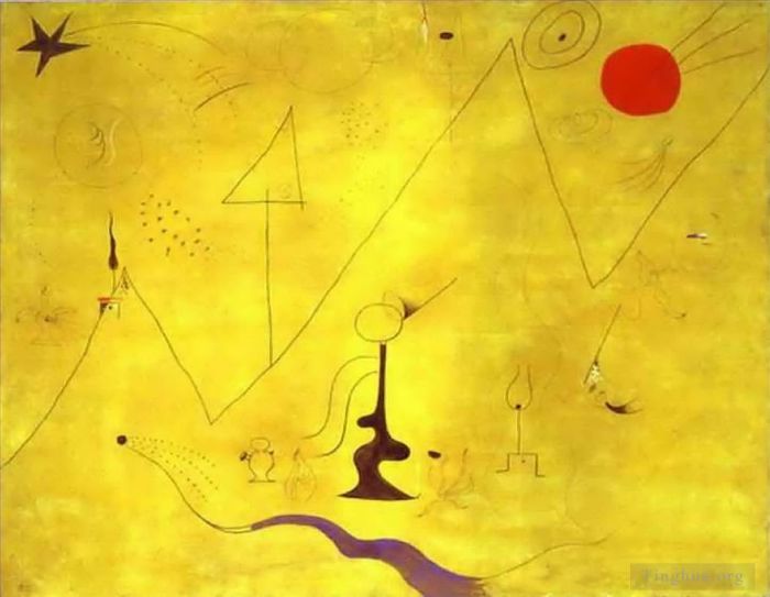 Joan Miro Andere Malerei - Einsiedelei