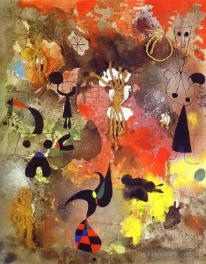 zeitgenössische kunst von Joan Miro - Gemälde 1950
