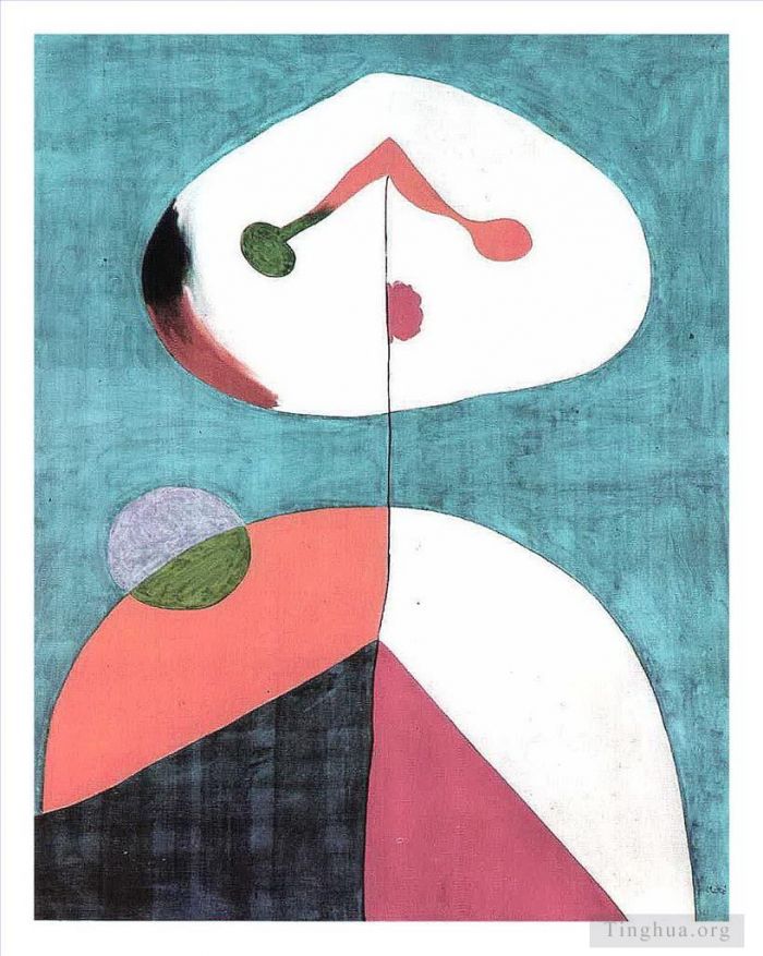 Joan Miro Andere Malerei - Porträt II