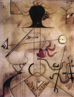 zeitgenössische kunst von Joan Miro - Porträt von Frau K