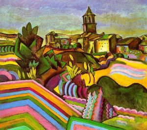 zeitgenössische kunst von Joan Miro - Prades das Dorf