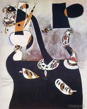 zeitgenössische kunst von Joan Miro - Sitzende Frau II