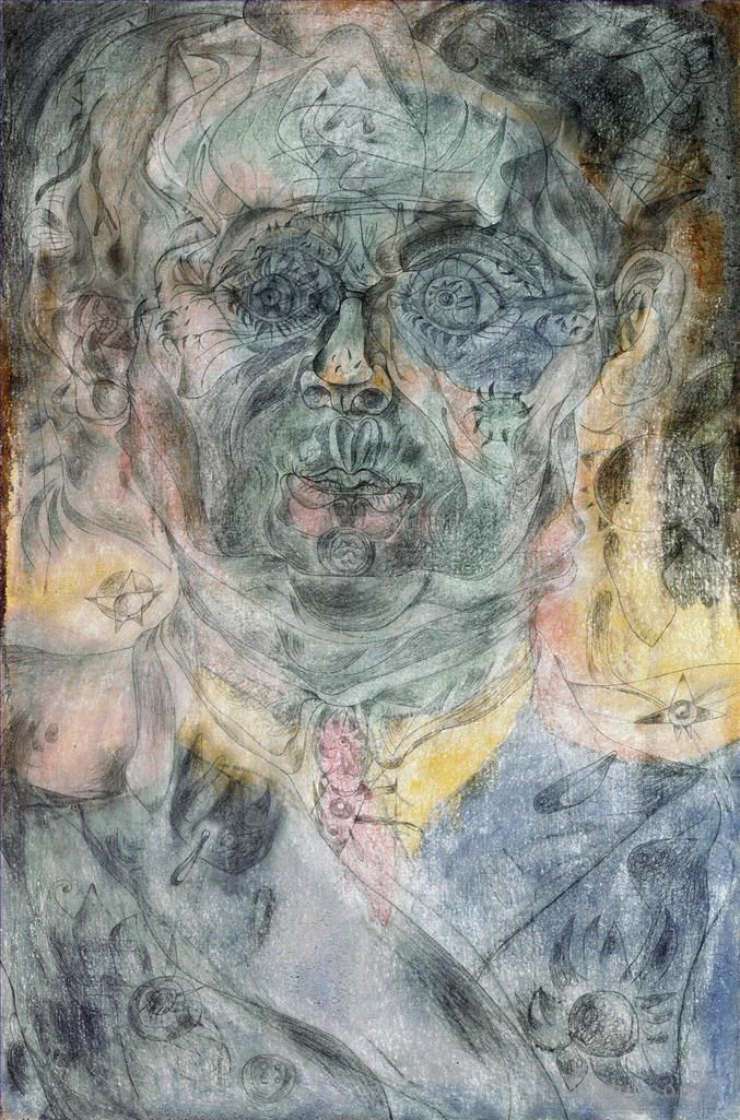 Joan Miro Andere Malerei - Selbstporträt 3