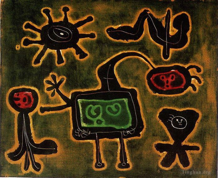 Joan Miro Andere Malerei - Serie I