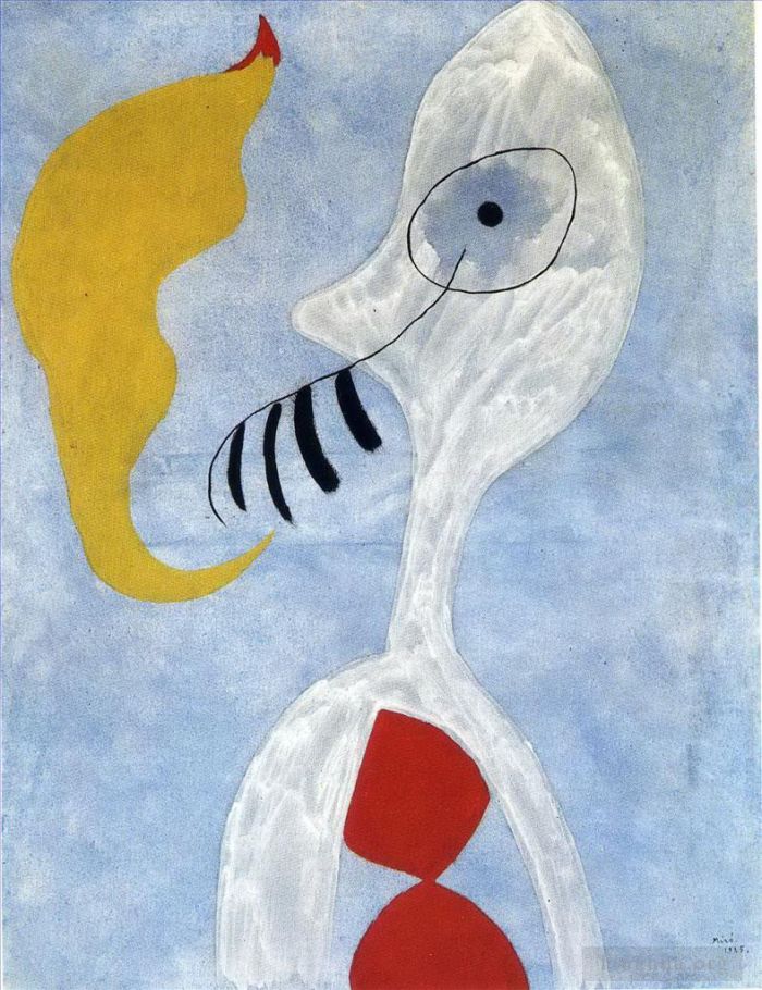 Joan Miro Andere Malerei - Raucherkopf