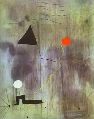 zeitgenössische kunst von Joan Miro - Die Geburt der Welt