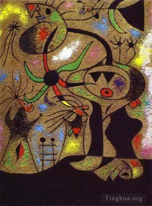 zeitgenössische kunst von Joan Miro - Die Fluchtleiter