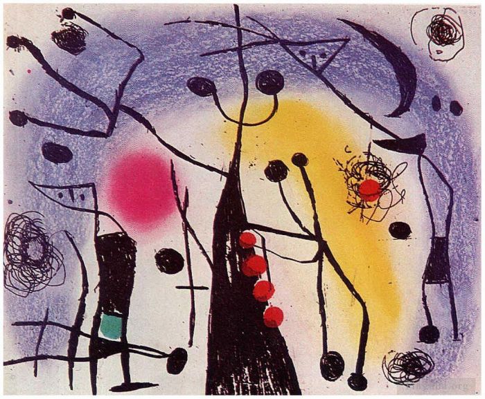 Joan Miro Andere Malerei - Die Magdalénien