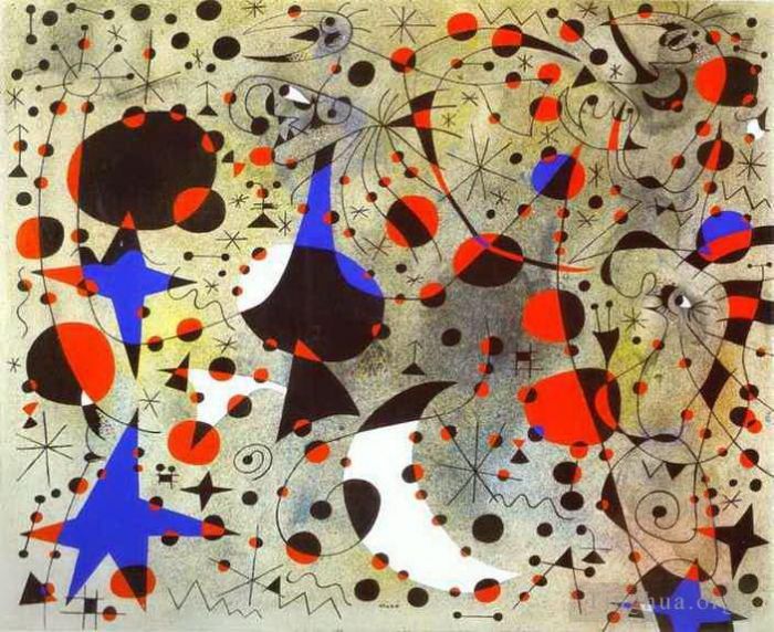 Joan Miro Andere Malerei - Die Nachtigall