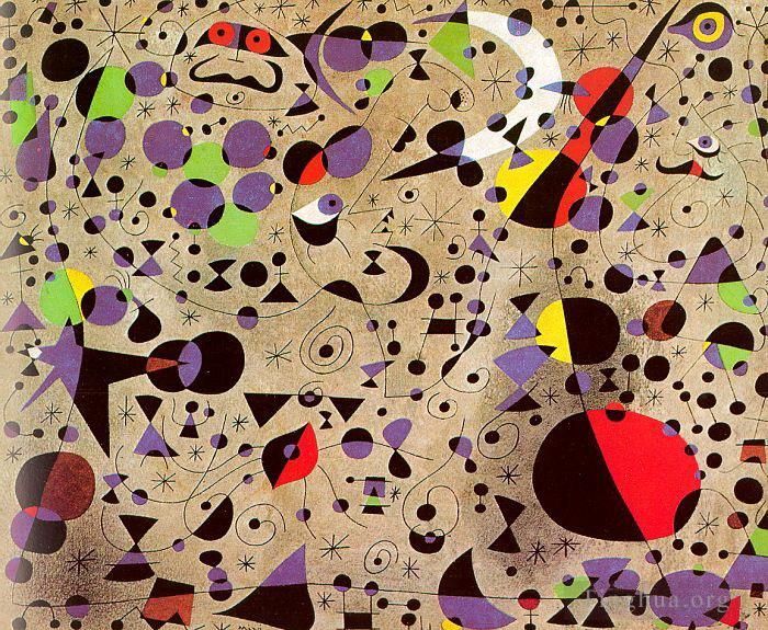 Joan Miro Andere Malerei - Die Dichterin