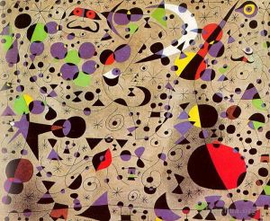 zeitgenössische kunst von Joan Miro - Die Dichterin