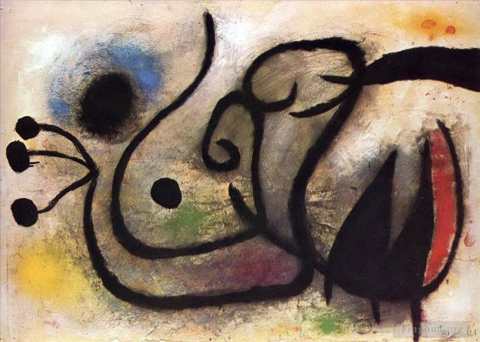 Joan Miro Andere Malerei - Unbekannter Titel