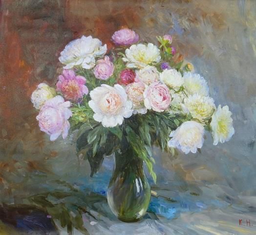 Komarov Nikolai Ölgemälde - Blume