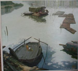 zeitgenössische kunst von Li Jiahui - Quiet jiulong river