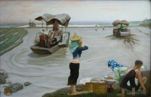 zeitgenössische kunst von Li Jiahui - Farming season