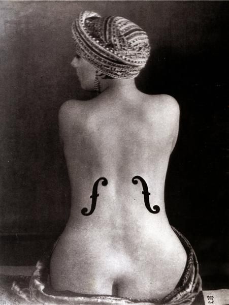 Man Ray Fotographie - Ingres Violine 1924