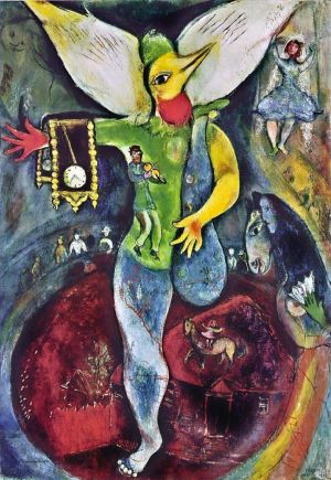 zeitgenössische kunst von Marc Chagall - Der Jongleur