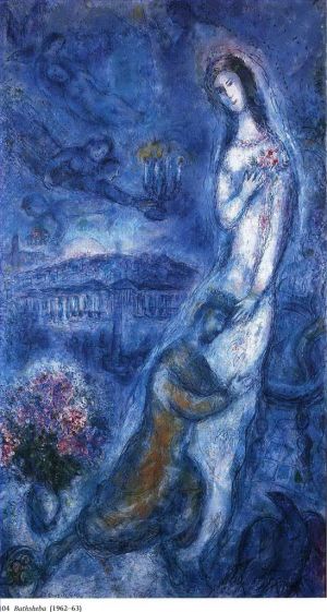 zeitgenössische kunst von Marc Chagall - Bathseba