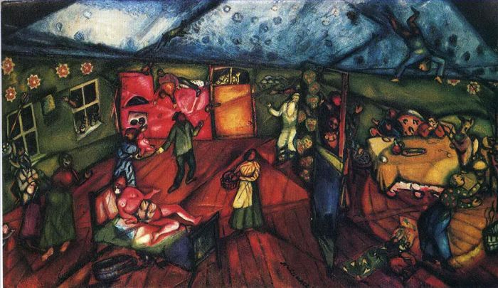 Marc Chagall Andere Malerei - Geburt 2