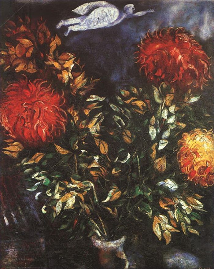 Marc Chagall Andere Malerei - Chrysanthemen